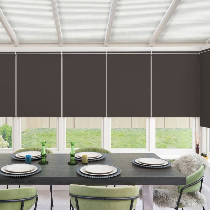 Acacia Blackout Bark Roller Blind