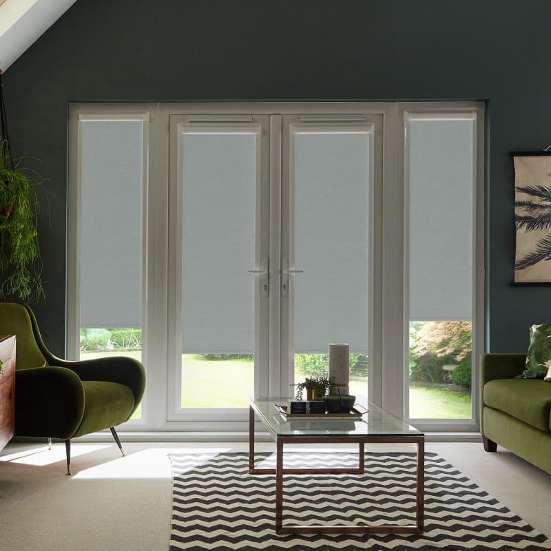Oslo Blackout Platinum Roller Blind