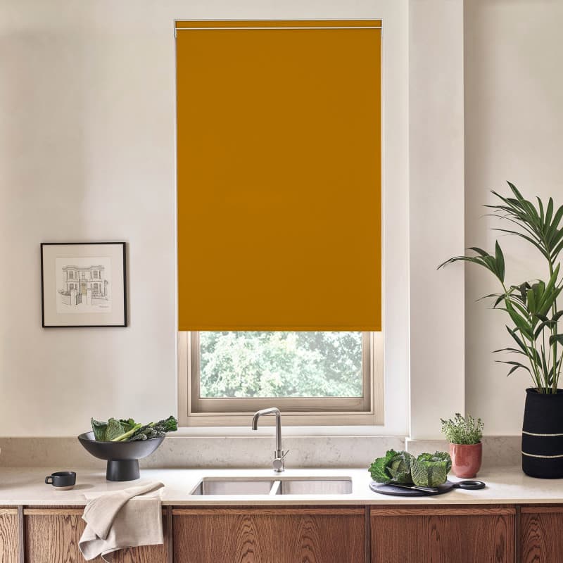 Zelda Mustard Roller Blind