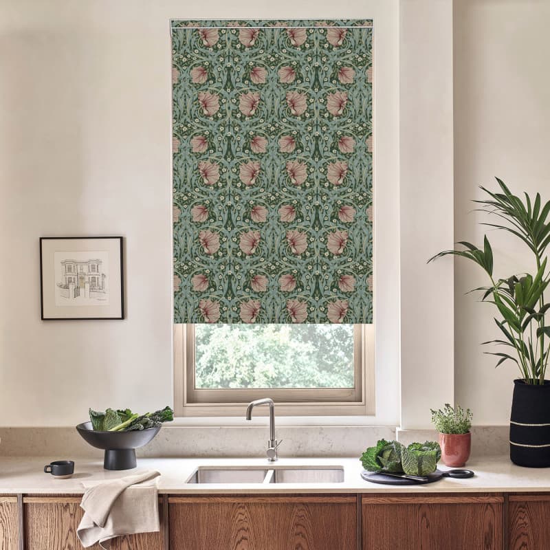 Pimpernel Blackout Soft Rose Roller Blind