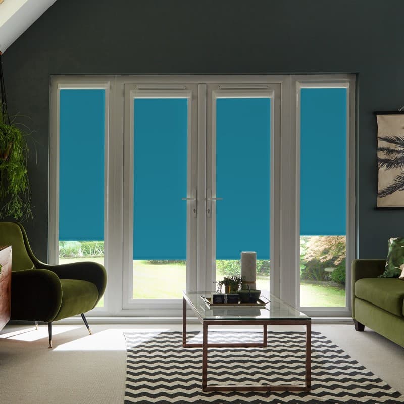 Acacia Teal Roller Blind