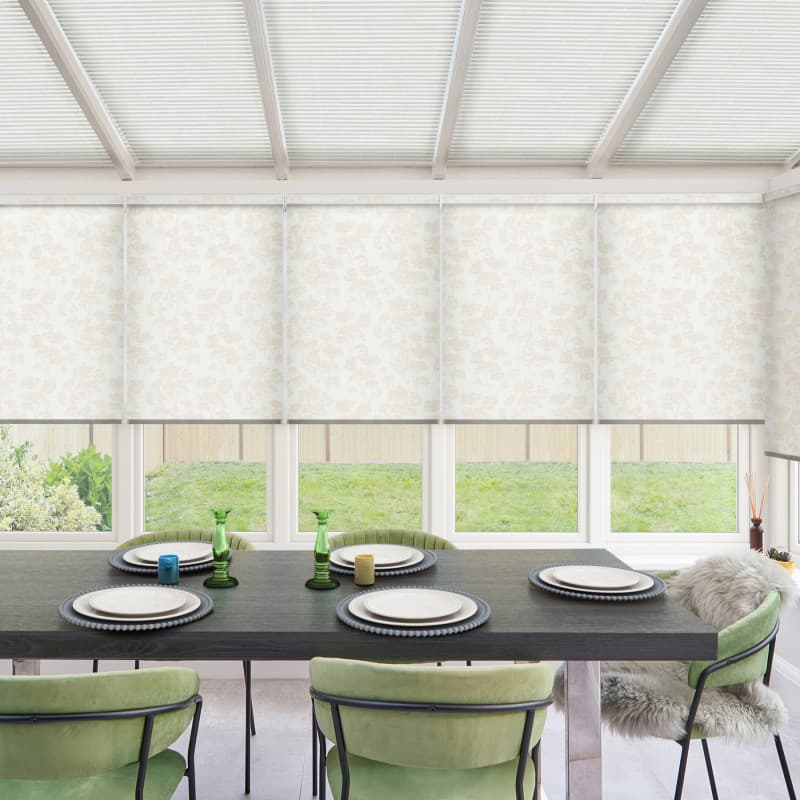 Tara Crimson Roller Blind