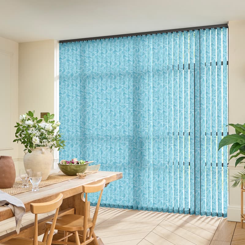 Wilder Iberian Blue Vertical Blind