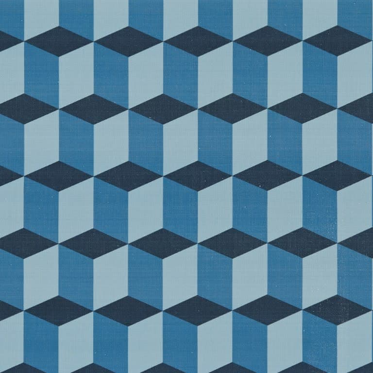 Cubes Denim Roman blind