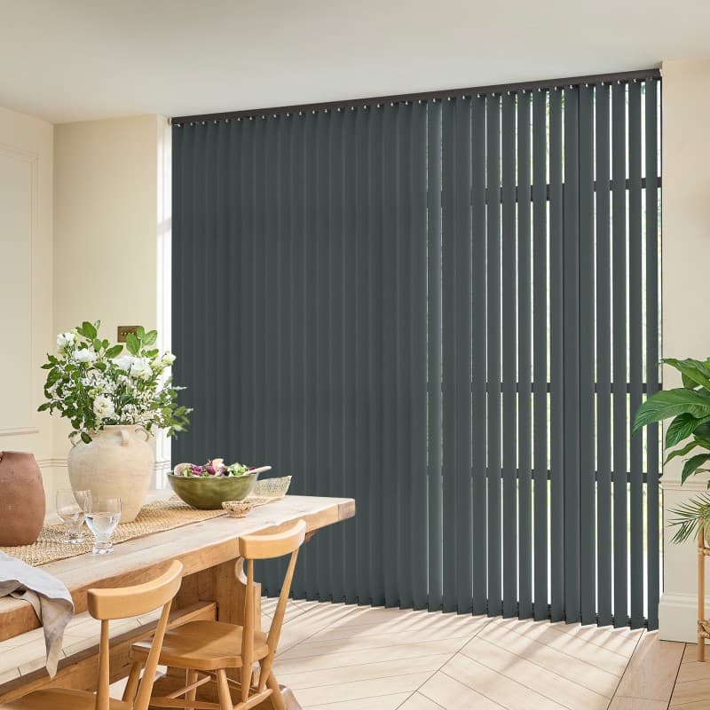 Acacia Graphite Vertical blind