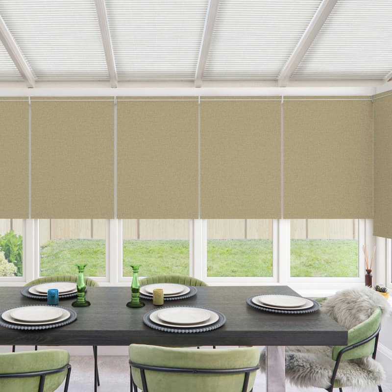 Karlina Blackout Gold Roller Blind