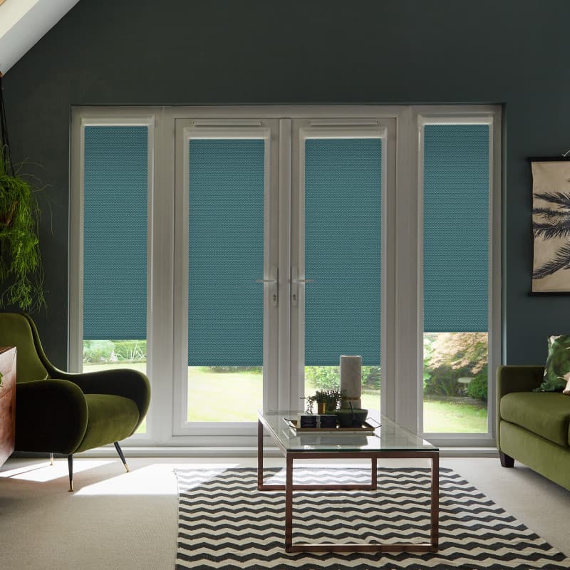 Baden Peacock Roller Blind