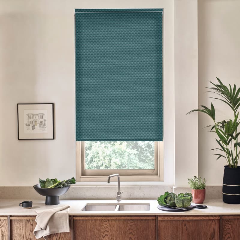 Baden Peacock Roller Blind