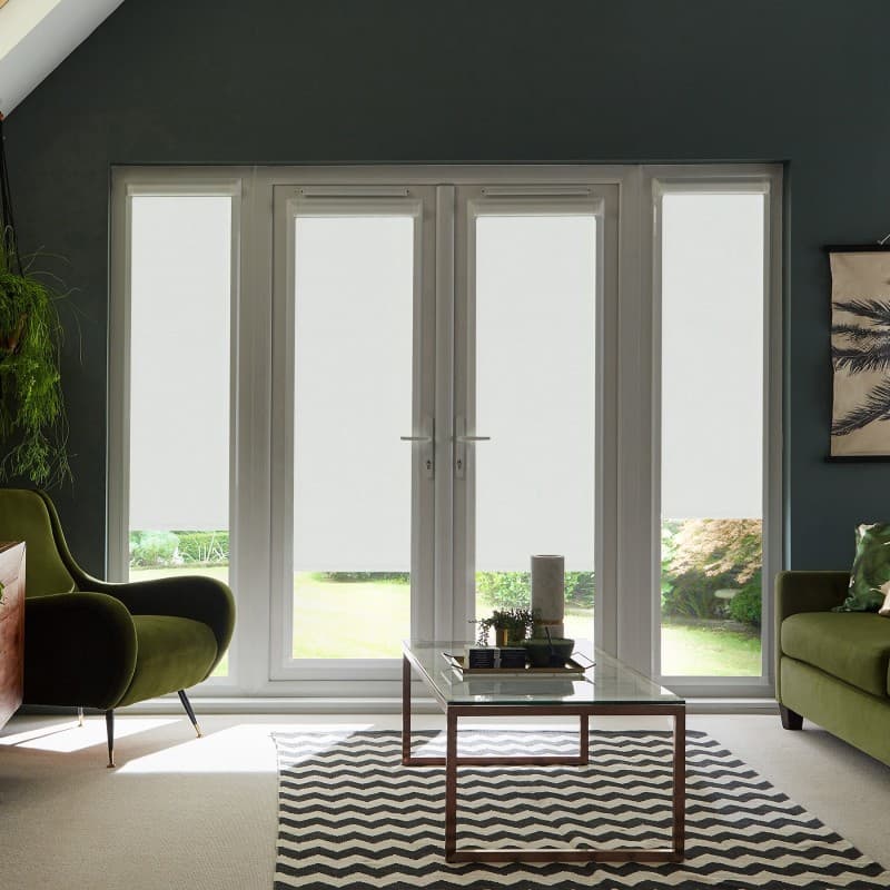 Remy Blackout White Roller Blind