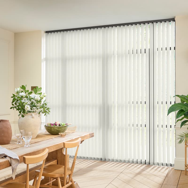 Calder White Vertical Blind