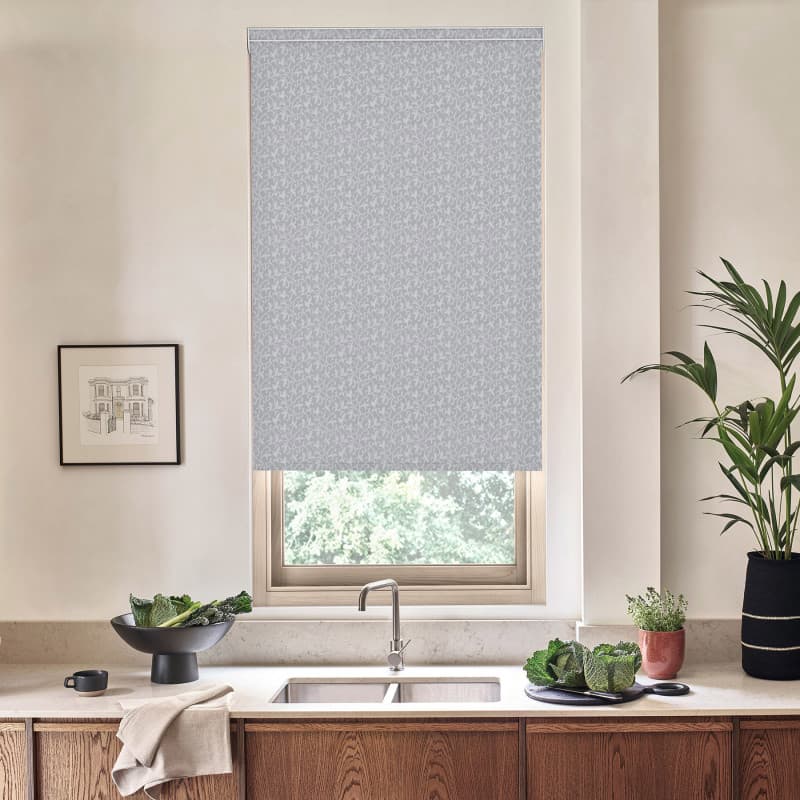 Percy Silver Roller Blind