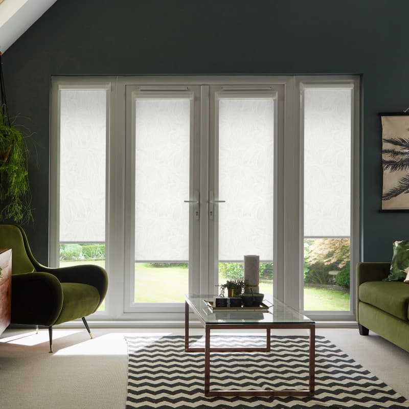 Gia Fresh White Roller Blind