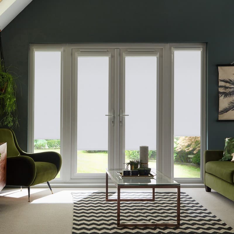 Blocks White Roller Blind