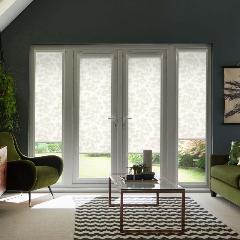 Tara Crimson Roller Blind