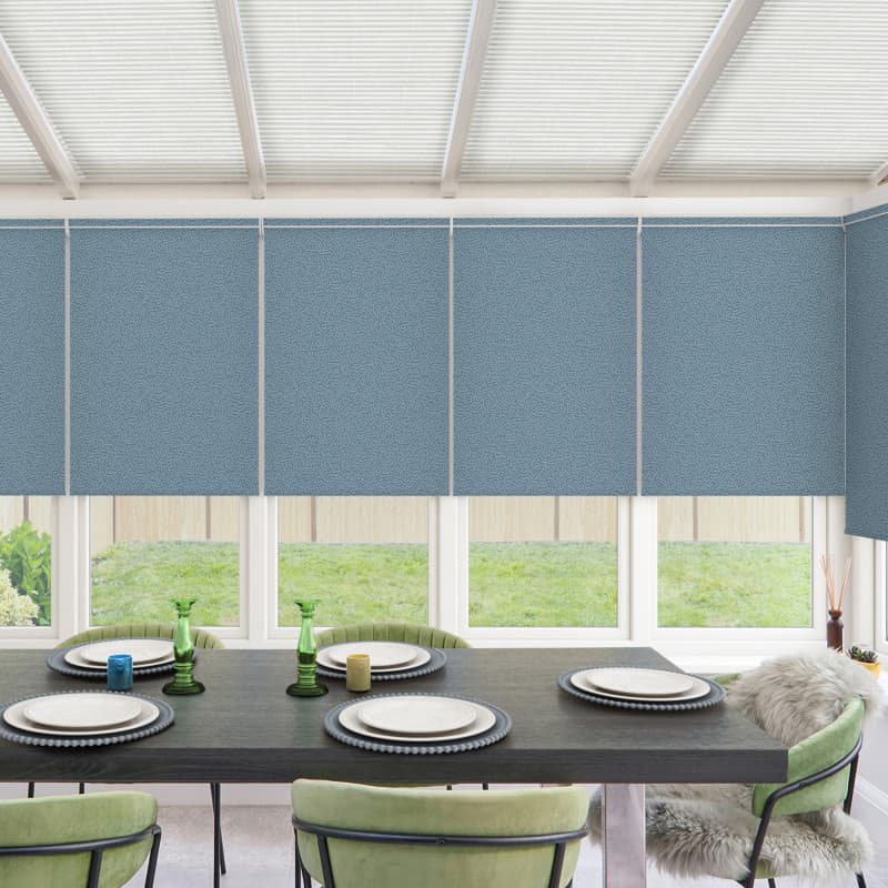 Storm Teal Roller Blind