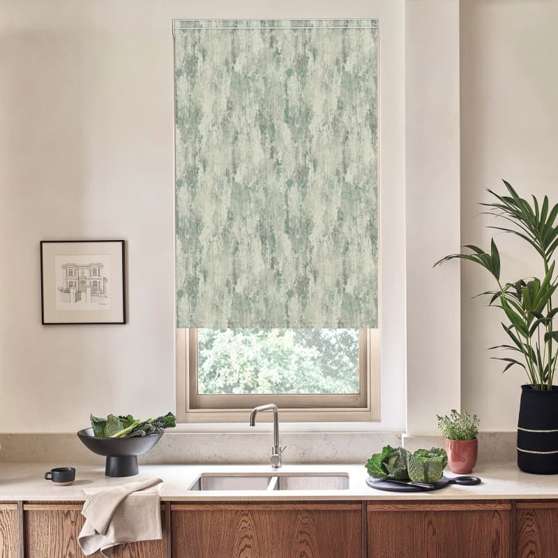 Wonder Blackout Seafoam Roller Blind