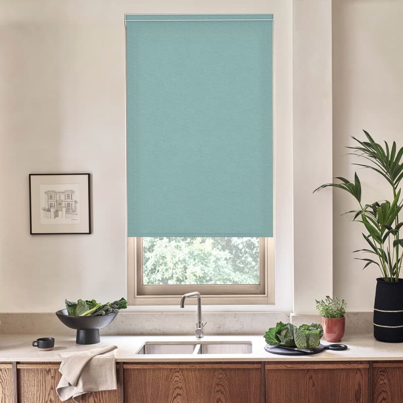 Hattie Turquoise Roller Blind