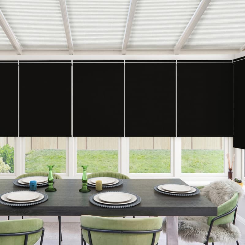 Zelda Liquorice Roller Blind