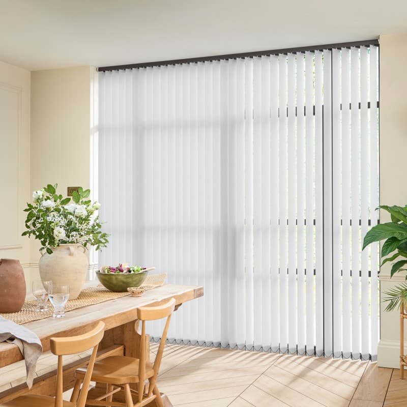 Jessie White Vertical Blind