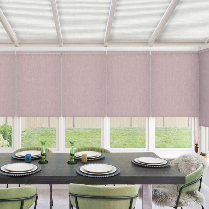 Reid Raspberry Roller Blind