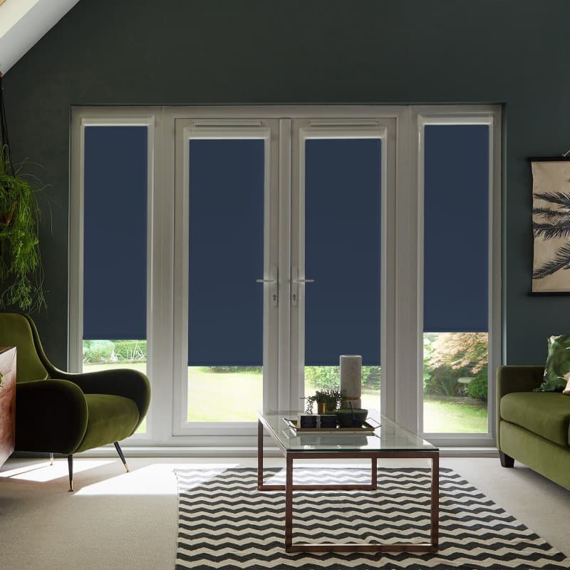 Acacia Blackout Midnight Roller Blind