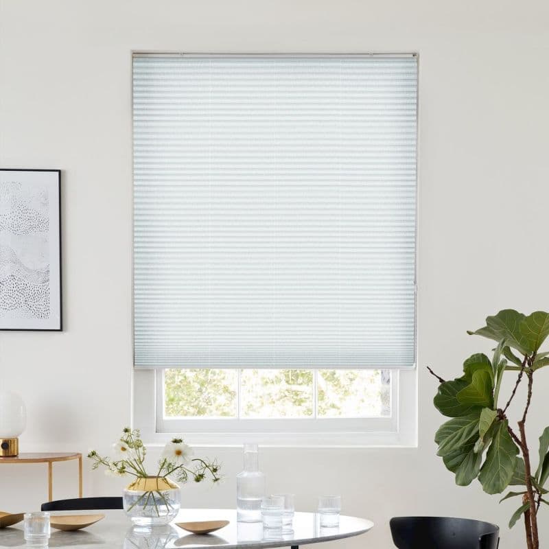 INTU Micro Ribbons White Pleated Blind