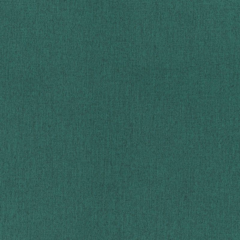 Teal woven textile fills the entire frame, showing a fine textured weave with subtle vertical striations; lying flat and uniform in a neutral, evenly lit field with no other objects.