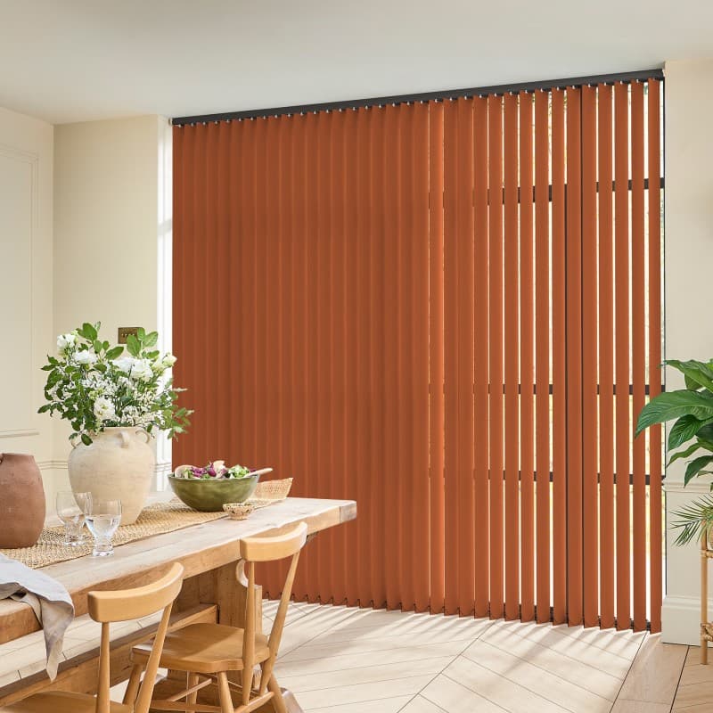 Acacia Blackout Rust Vertical blind