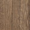 Brown oak-like wooden panel displaying vertical grain and textured surface, with subtle weathering and fine grooves; tight close-up under neutral, even lighting.