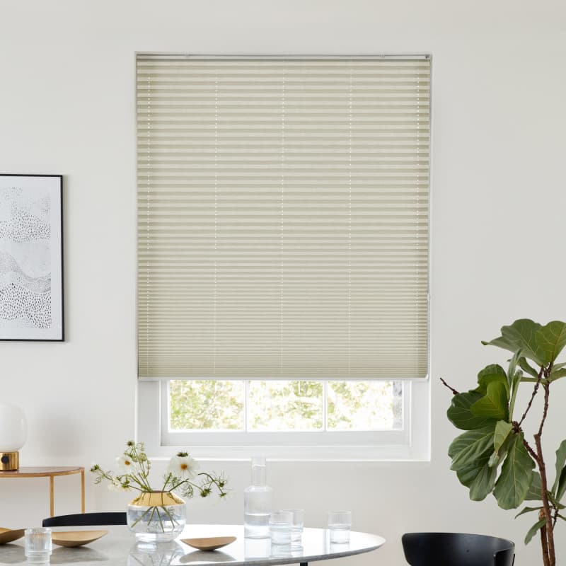 Blocks Linen Pleated blind