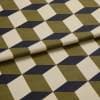 Cubes Khaki Roman blind