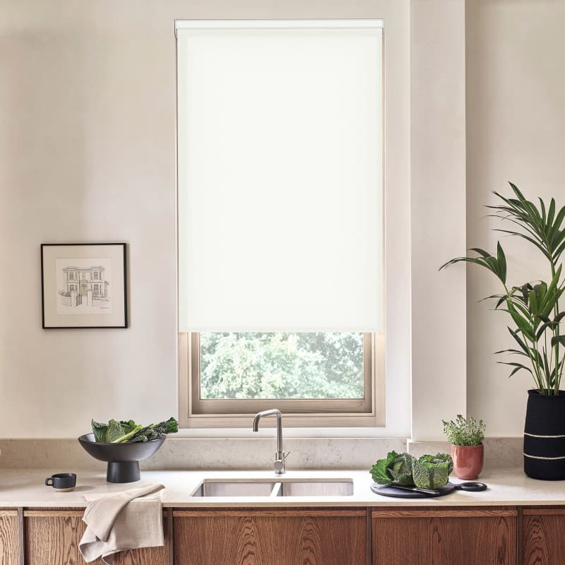 Acacia Wide White Roller Blind