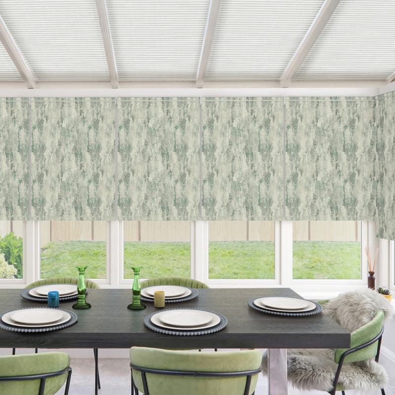 Wonder Blackout Seafoam Roller Blind