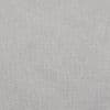 Light-gray woven fabric swatch lies flat, filling the frame and revealing a fine crosshatch weave; even, diffuse lighting in a close-up view emphasizes subtle shading and texture.