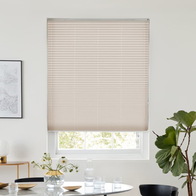 Ridge Natural Pleated blind