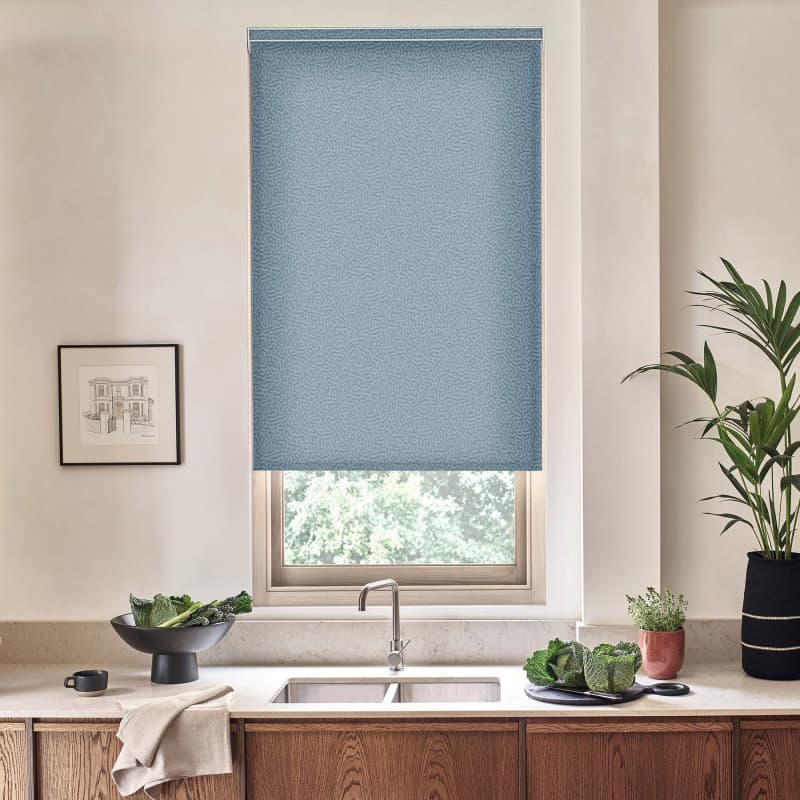 Storm Teal Roller Blind