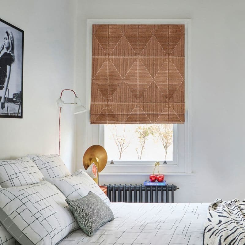 Inkdrop Copper Roman blind