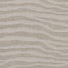 Woven beige fabric shows undulating horizontal tan stripes; darker and lighter yarns create irregular wavy bands across a close-up, textured textile surface resembling a subtle zebra-like pattern.