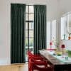 Checkerboard Emerald Curtains