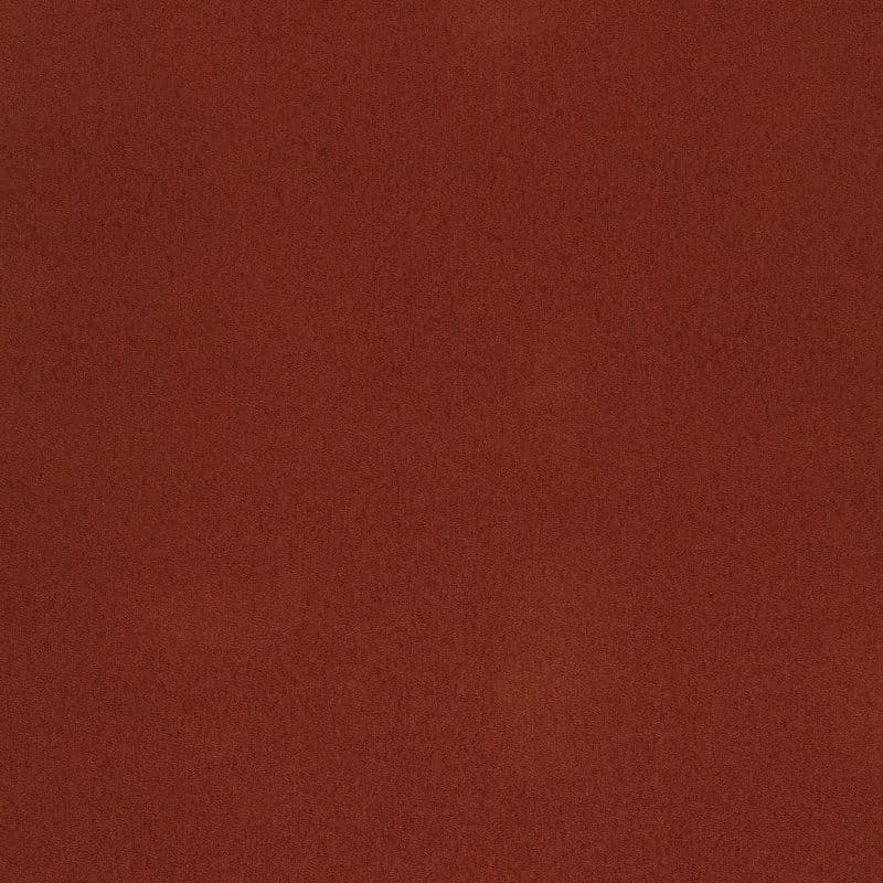 Reddish-brown, finely textured fabric surface filling the frame, displaying a subtle granular pattern under even lighting; close-up view with no visible edges or other objects.
