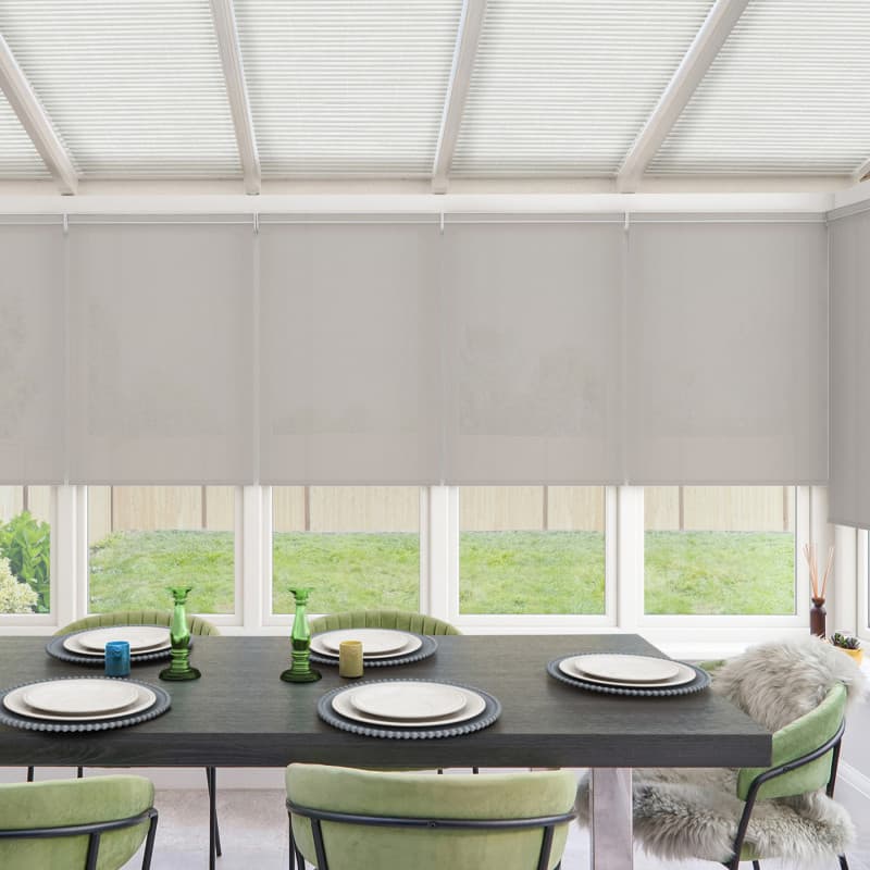 Corsica Grey Roller Blind