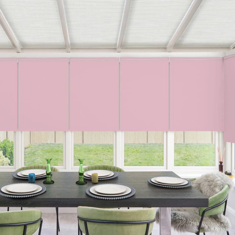 Acacia Blackout Candyfloss Roller Blind