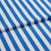 Portofino Stripe Brilliant Blue Roman blind