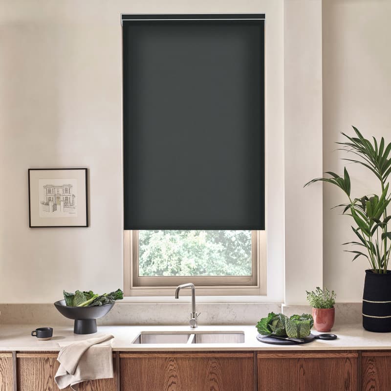 Acacia Black Roller Blind