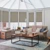 Crush Taupe Pleated blind