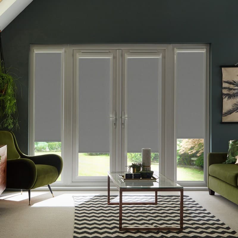 Berlin Blackout Graphite Roller Blind