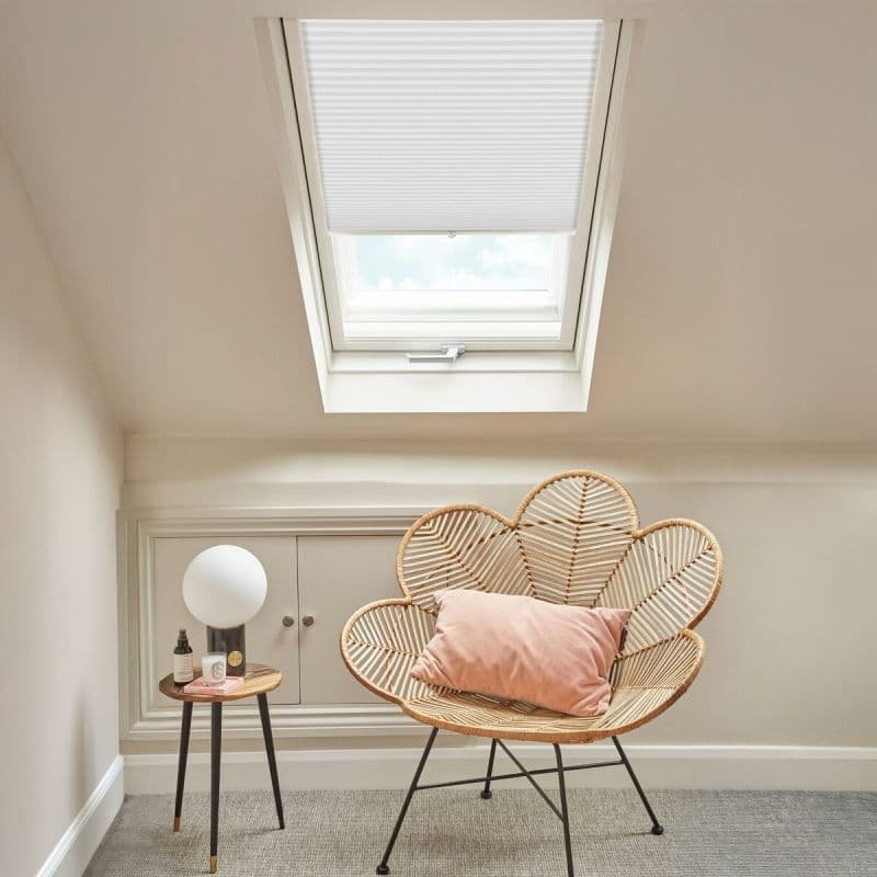 Thermashade White Pleated blind