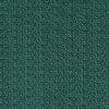 Teal-and-cream herringbone fabric swatch with dense zigzag weave; lying flat and taut, revealing textured loops; close-up, evenly lit view of a repetitive textile pattern.