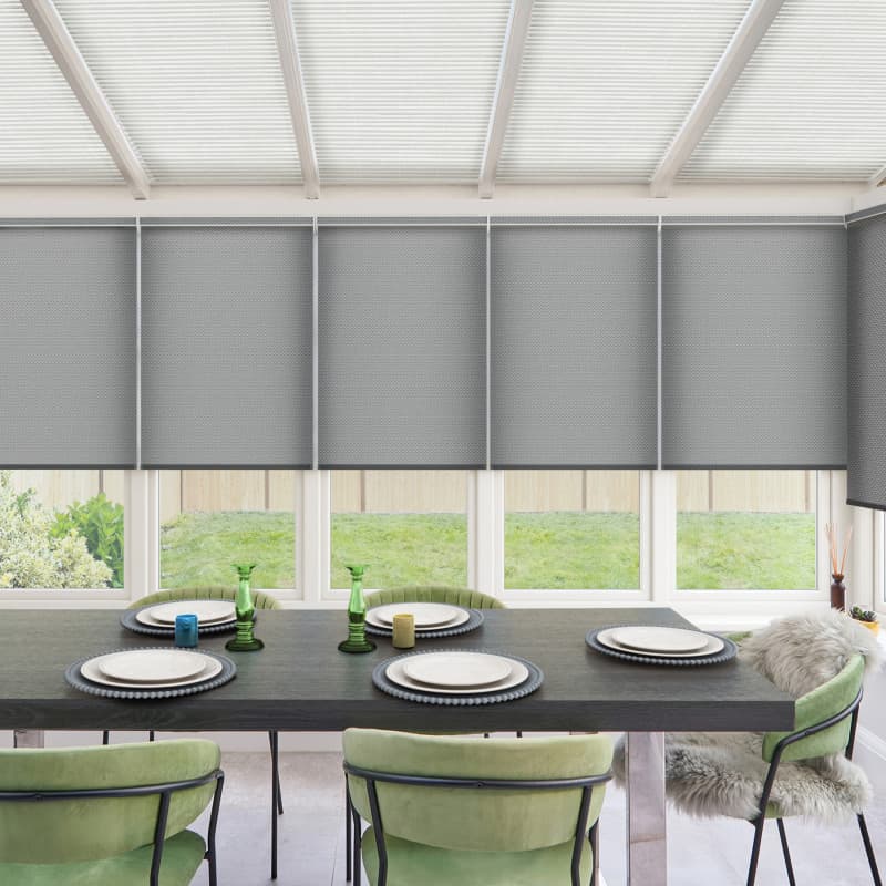Baden Silver Roller Blind
