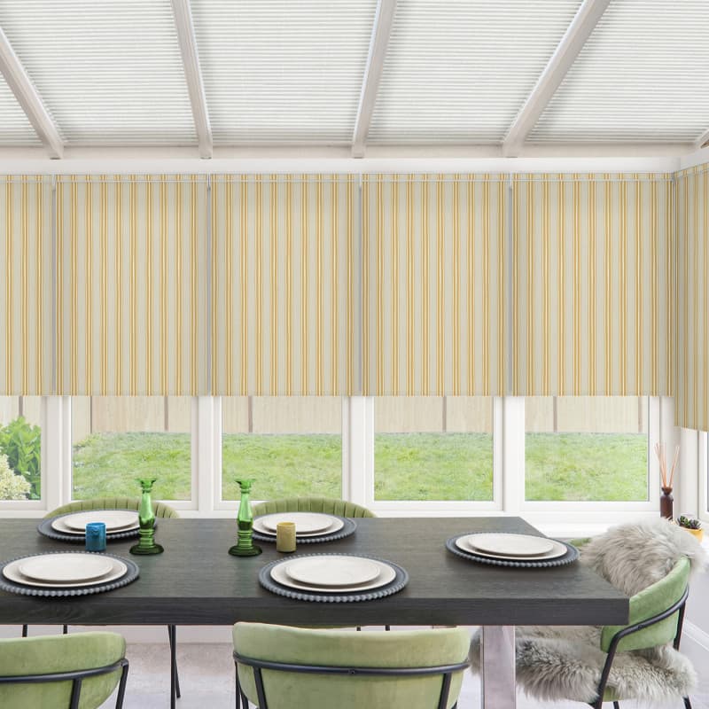 Larry Ochre Roller Blind